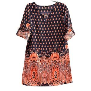 Indulge Gogo Apparel Juniors 3/4 Sleeve Dress